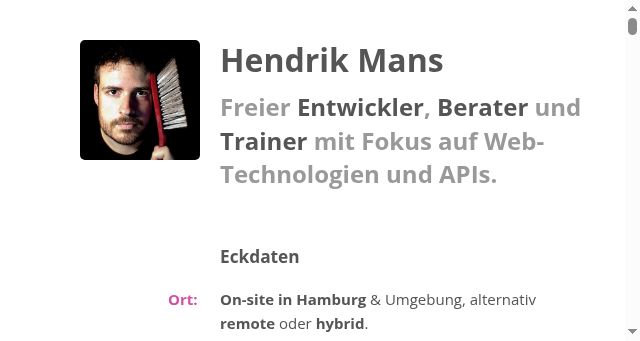 Screenshot of mans.de