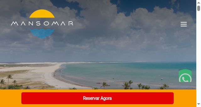 Screenshot of mansomar.com.br