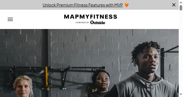 Screenshot of mapmyfitness.com