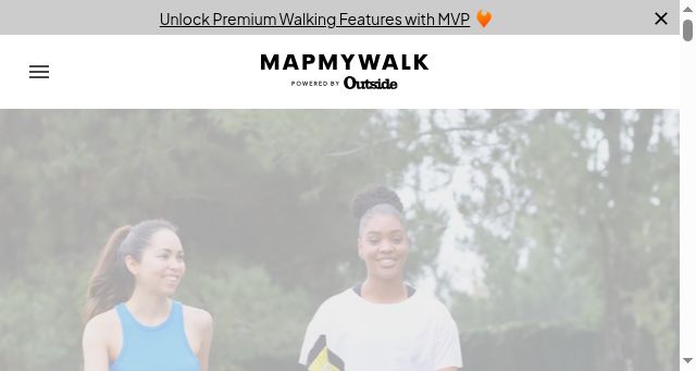 Screenshot of mapmywalk.com