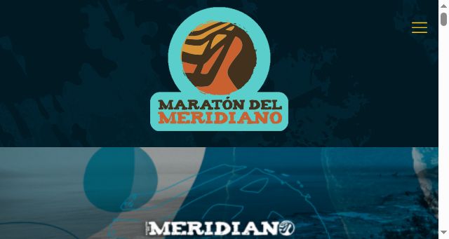 Screenshot of maratondelmeridiano.com