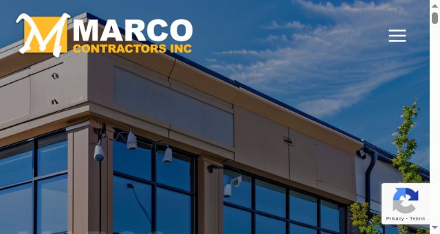 Screenshot of marcocontractors.com