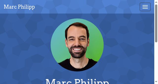 Screenshot of marcphilipp.de