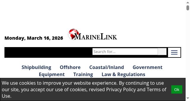 Screenshot of marinelink.com