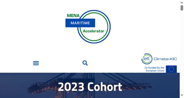 Screenshot of maritime-accelerator.org