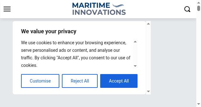 Screenshot of maritime-innovations.com
