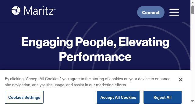 Screenshot of maritz.com