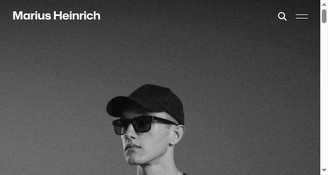 Screenshot of marius-heinrich.de