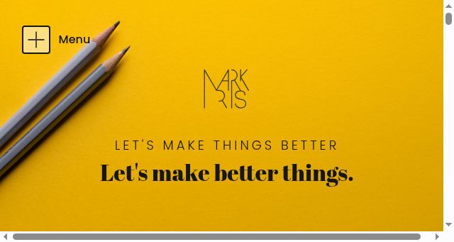 Screenshot of markiris.design