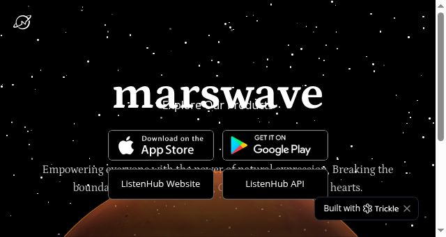 Screenshot of marswave.ai