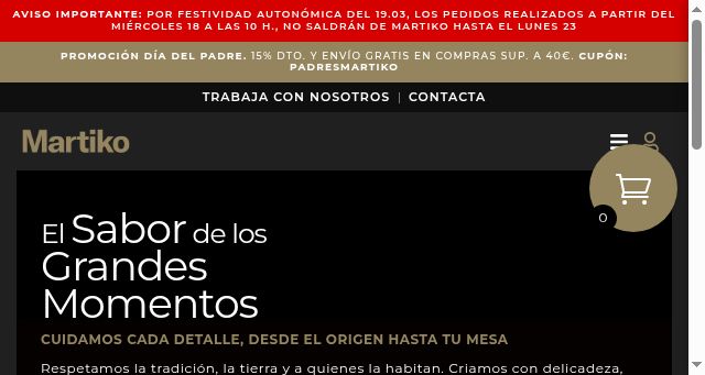 Screenshot of martiko.com