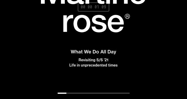 Screenshot of martine-rose.com