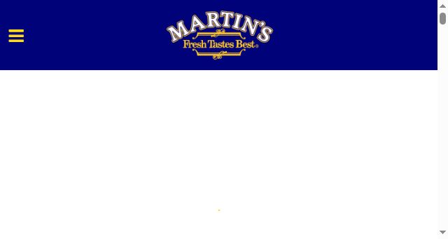 Screenshot of martinsrestaurants.com