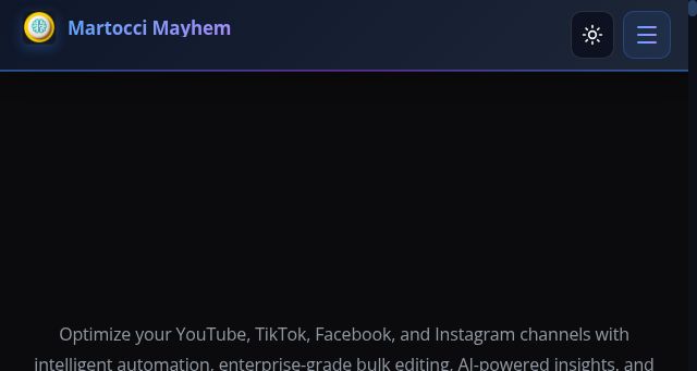 Screenshot of martoccimayhem.com