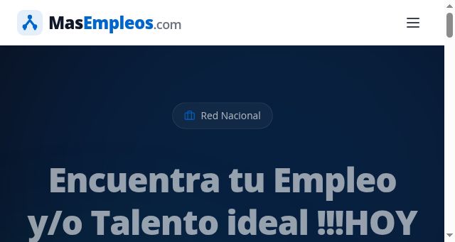 Screenshot of masempleos.com