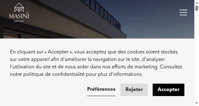 Screenshot of masini-groupe.ch