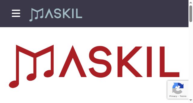 Screenshot of maskil.church