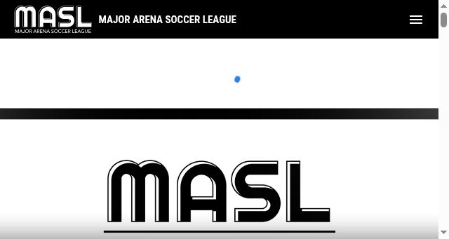 Screenshot of maslsoccer.com