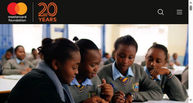 Screenshot of mastercardfdn.org