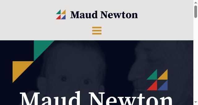Screenshot of maudnewton.com