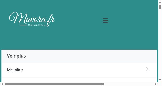 Screenshot of mavora.fr