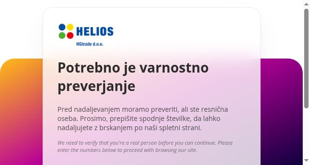 Screenshot of mavrica.si