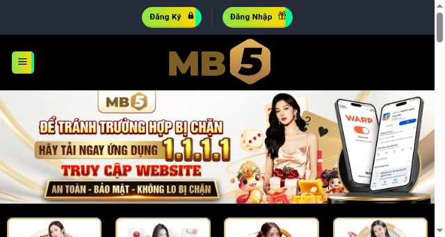 Screenshot of mb5.today