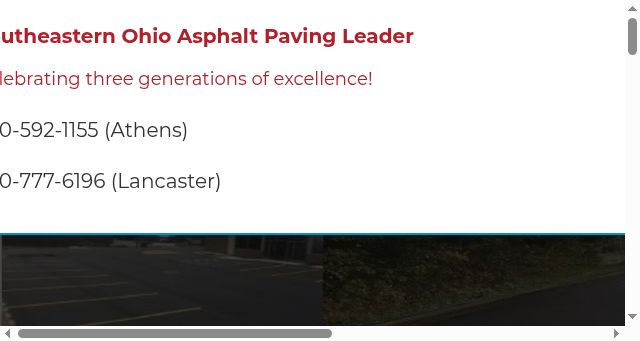 Screenshot of mckeepaving.com