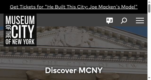Screenshot of mcny.org
