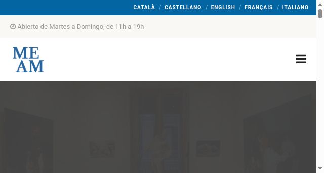 Screenshot of meam.es