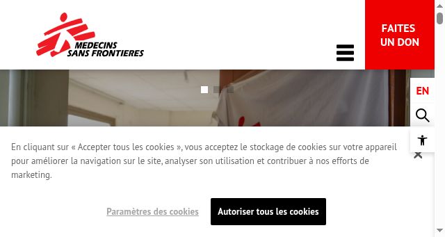 Screenshot of medecinssansfrontieres.ca