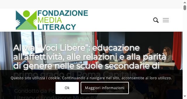 Screenshot of medialiteracy.it