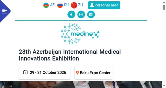 Screenshot of medinex.az