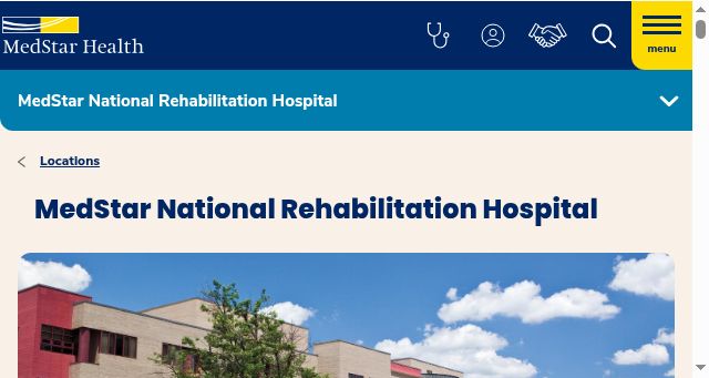 Screenshot of medstarhealth.org