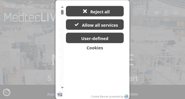 Screenshot of medteclive.com