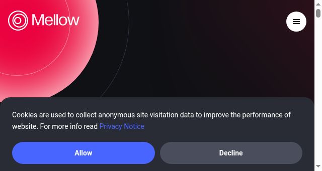 Screenshot of mellow.finance