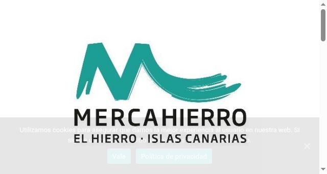 Screenshot of mercahierro.com