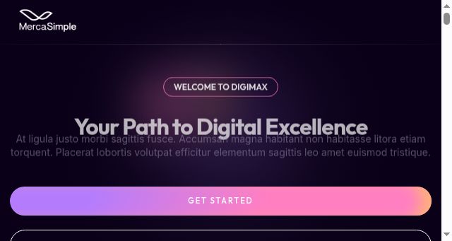 Screenshot of mercasimple.com