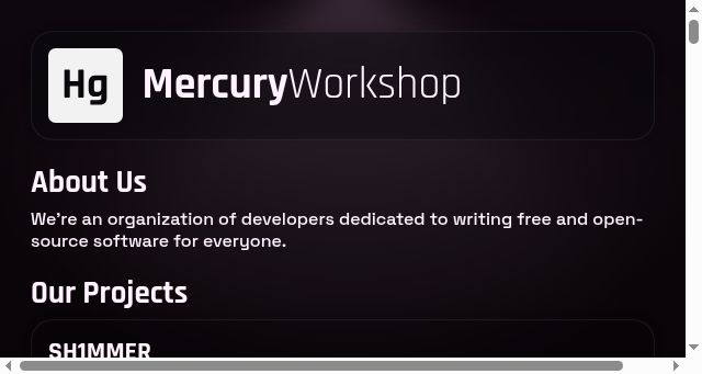 Screenshot of mercurywork.shop
