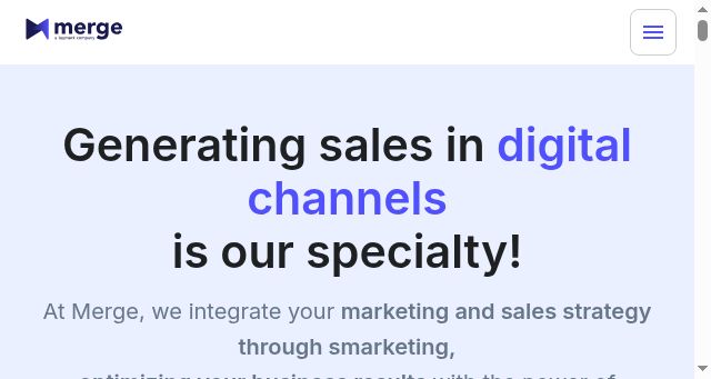 Screenshot of mergeto.co