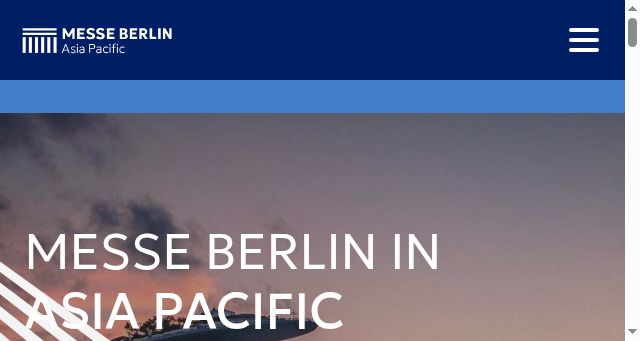Screenshot of messe-berlin.asia