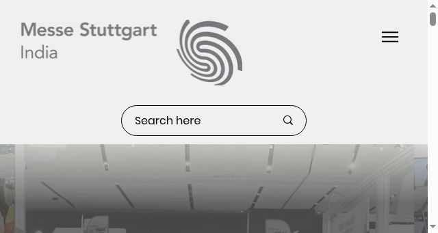 Screenshot of messe-stuttgart.in