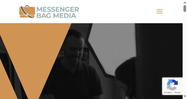 Screenshot of messengerbagmedia.ca
