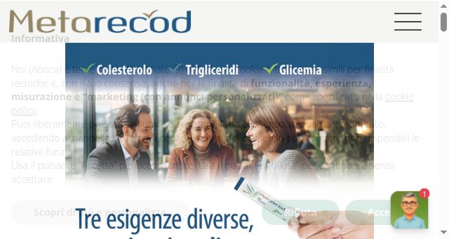 Screenshot of metarecod.it