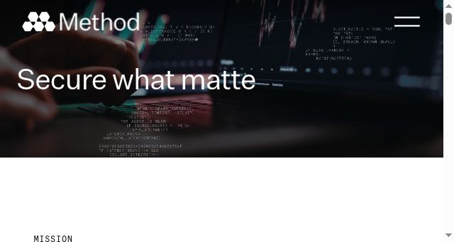 Screenshot of method.security