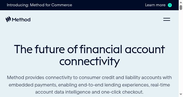 Screenshot of methodfi.com