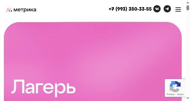 Screenshot of metrikadigital.ru