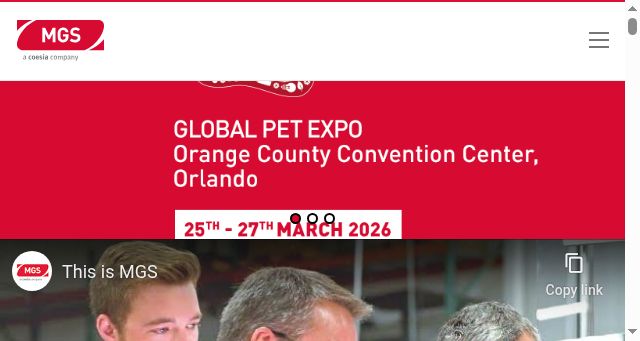 Screenshot of mgsmachine.com