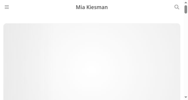 Screenshot of miakizz.quest