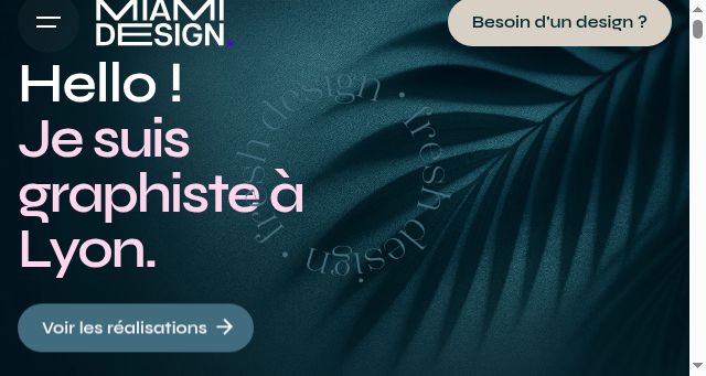 Screenshot of miamidesign.fr